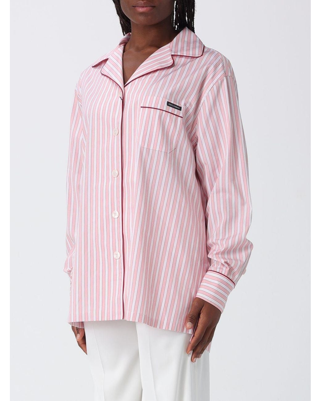 Dolce & Gabbana Pink Dolce &Amp Gabbana Cotton Shirt
