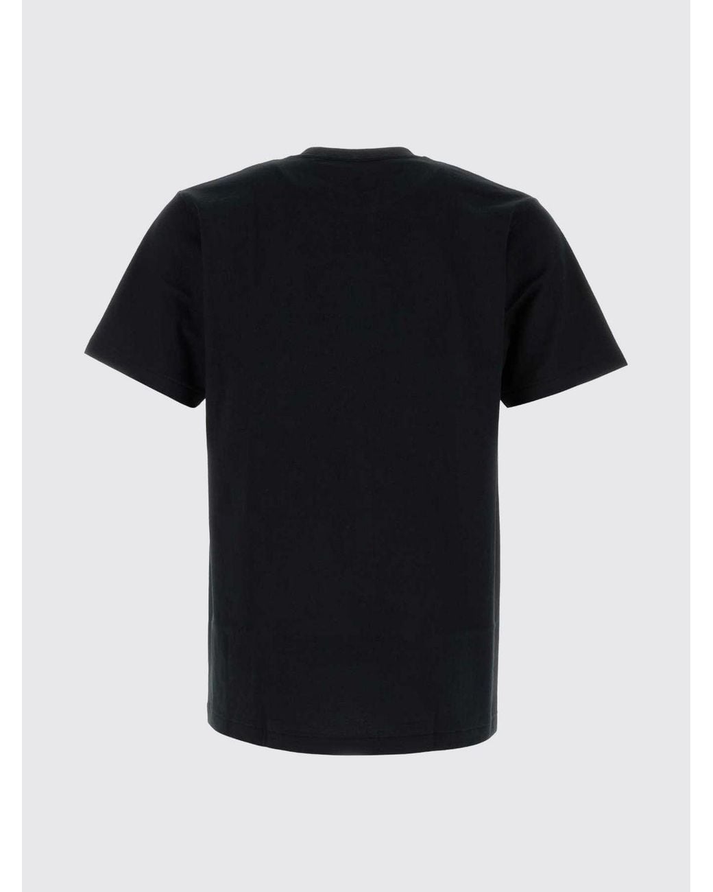 A Bathing Ape Blue Cotton Jersey T-Shirt With Contrasting Chest Logo for men