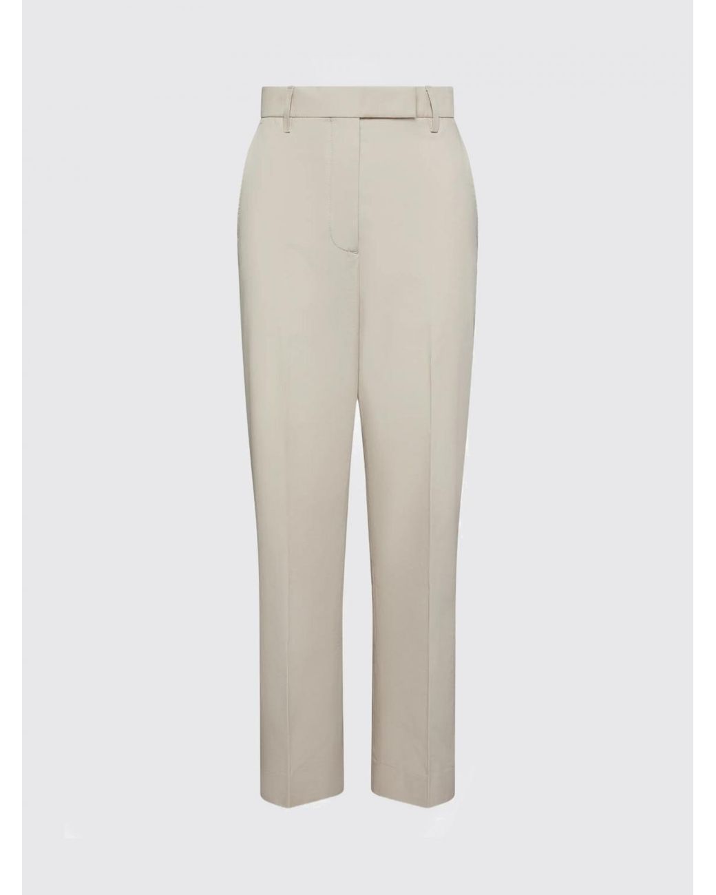 Thom Browne Natural Cotton Tailored Trousers