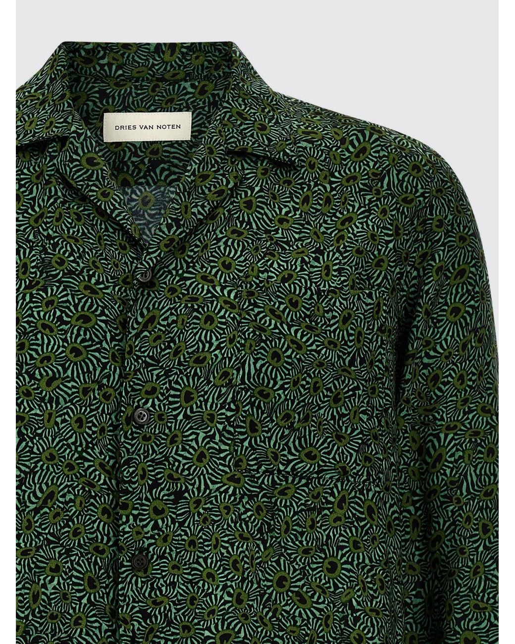 Dries Van Noten Green Shirt for men