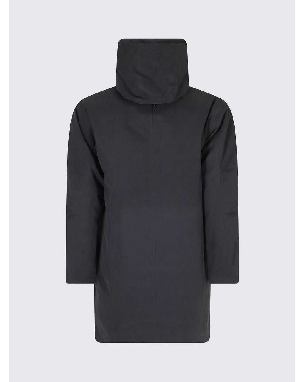 People Of Shibuya Gray Knee-Length Hooded Parka With Elasticated Hem for men