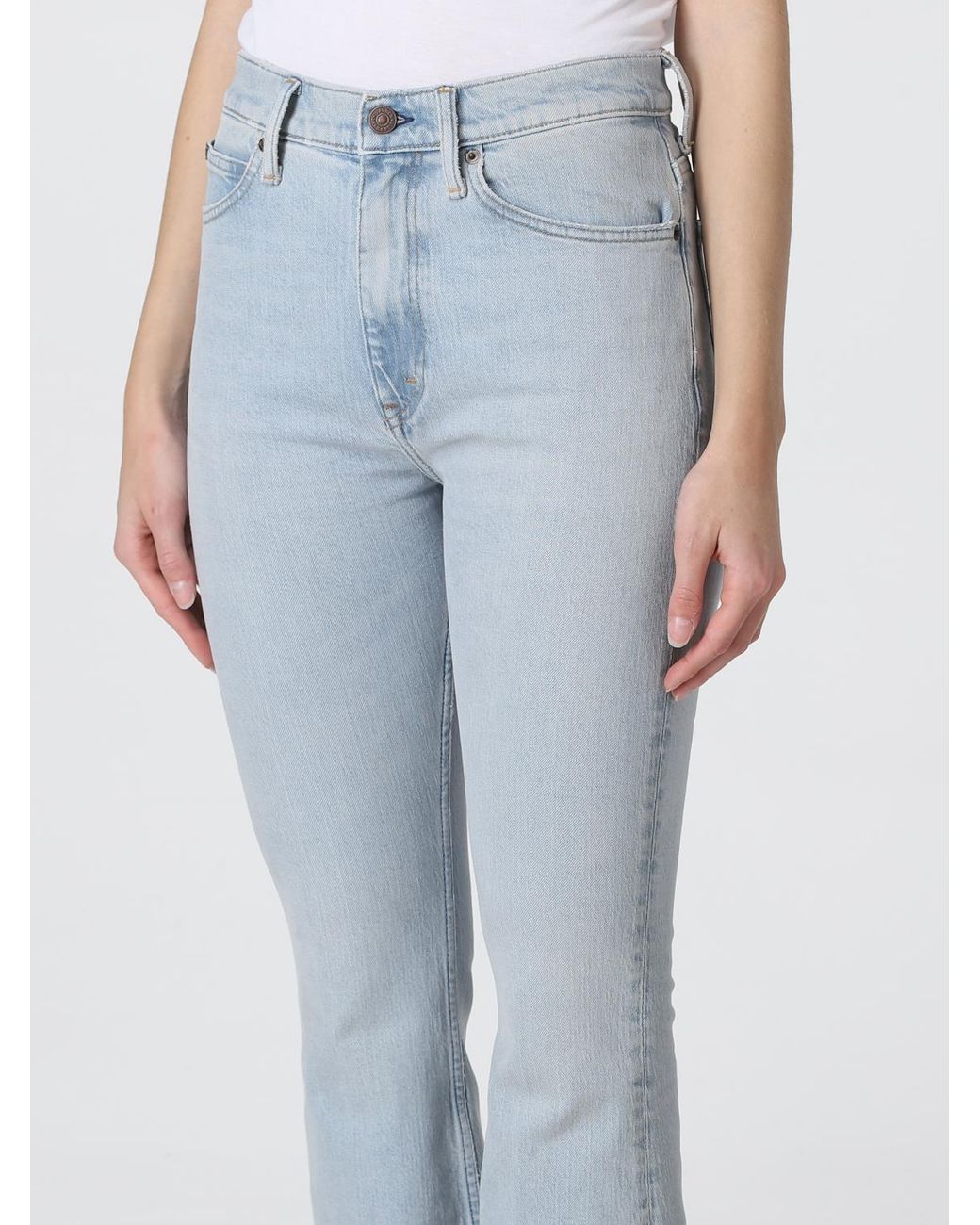 Polo Ralph Lauren Blue High-Waist Cropped Flared Jeans