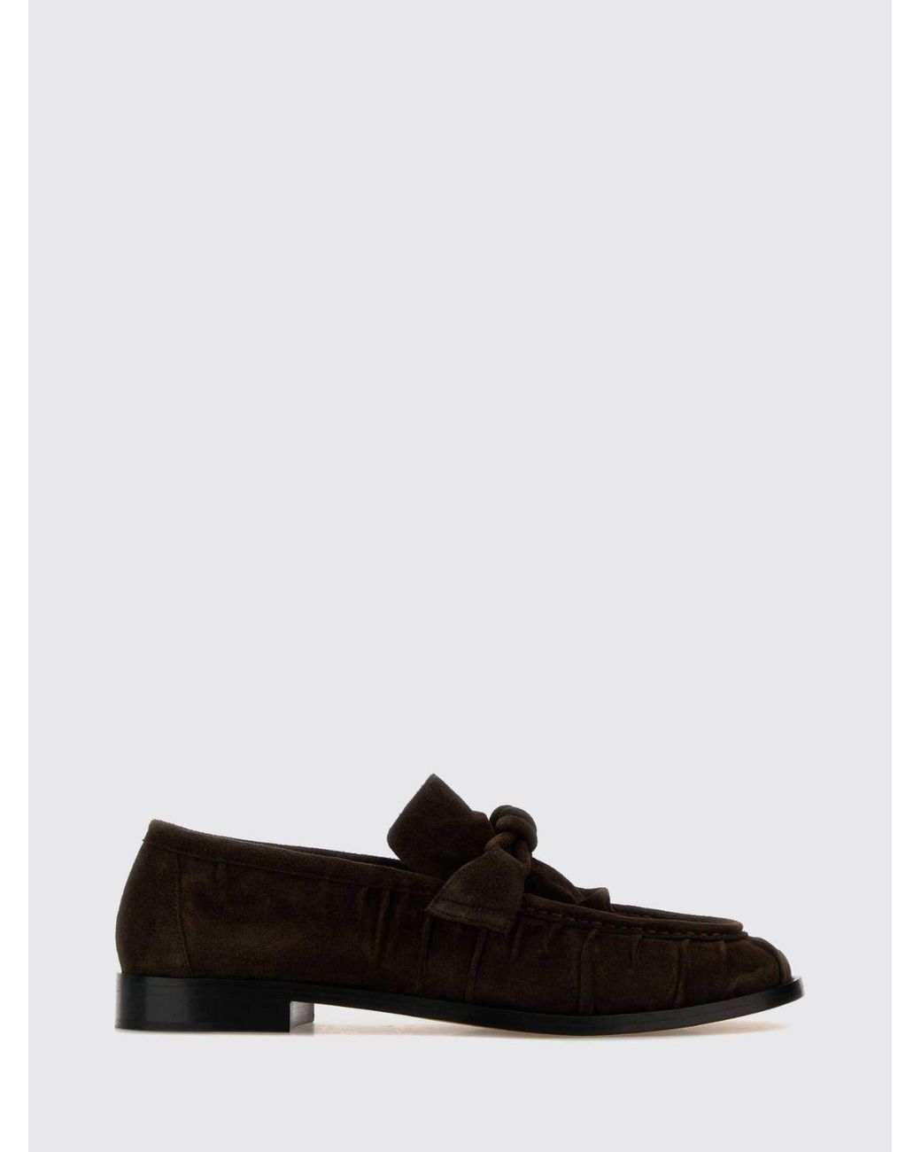 Bottega Veneta White Astaire Calfskin Loafers With Knot Detail for men
