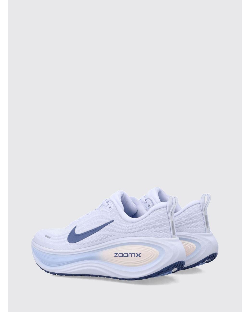 Nike White Vomero Plus Mesh And Technical Fabric Sneakers With Cushioned Sole