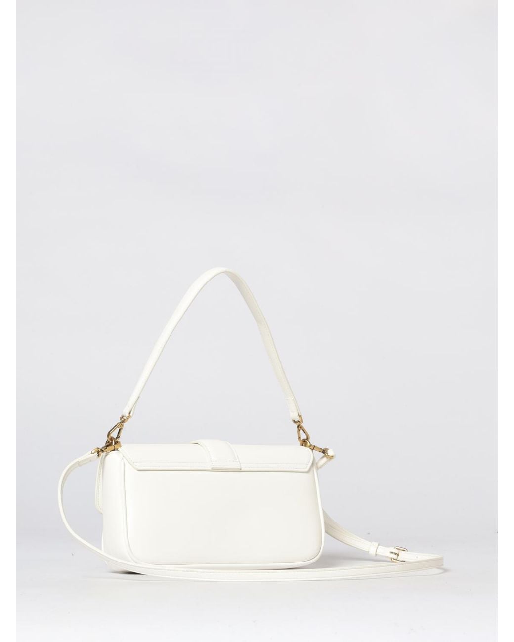 Just Cavalli White Faux Leather Bag
