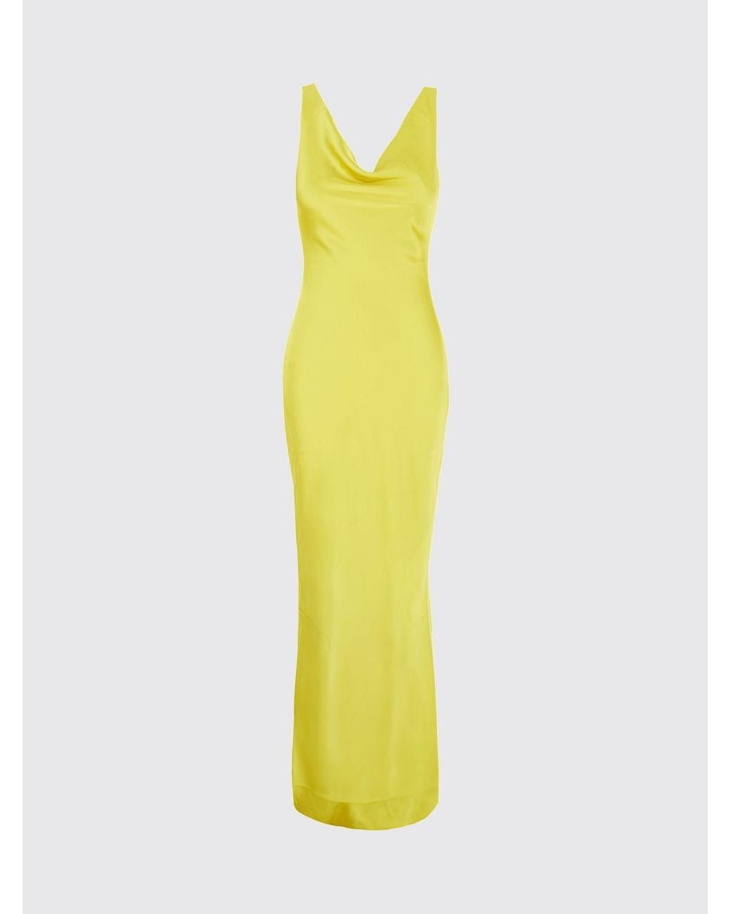 Norma Kamali Yellow Dress