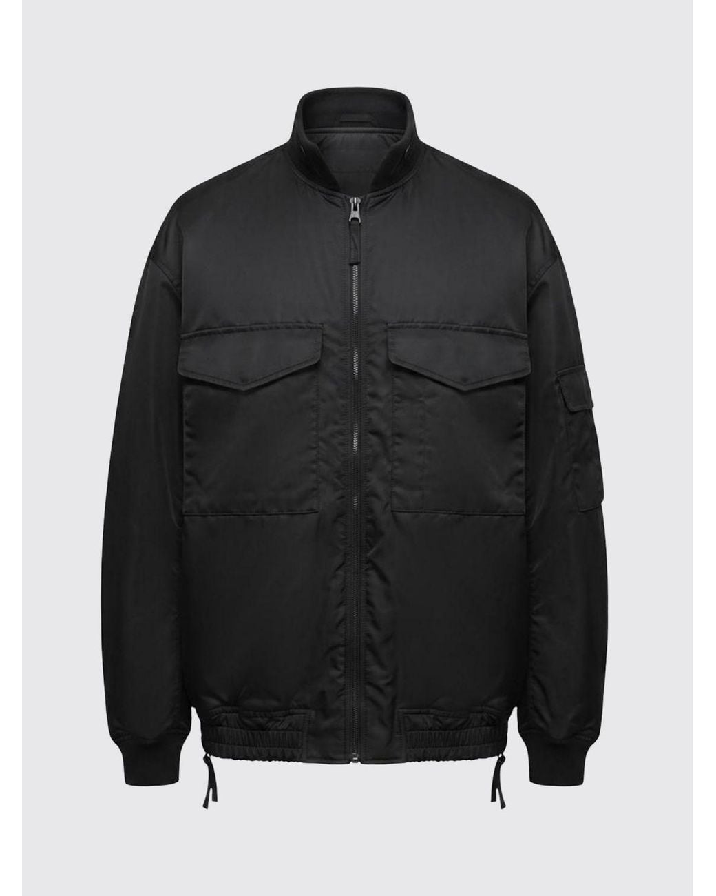 Comme des Garçons Blue Comme Des Gar&Ccedil	Ons Homme Plus Relaxed-Fit Satin Bomber Jacket for men