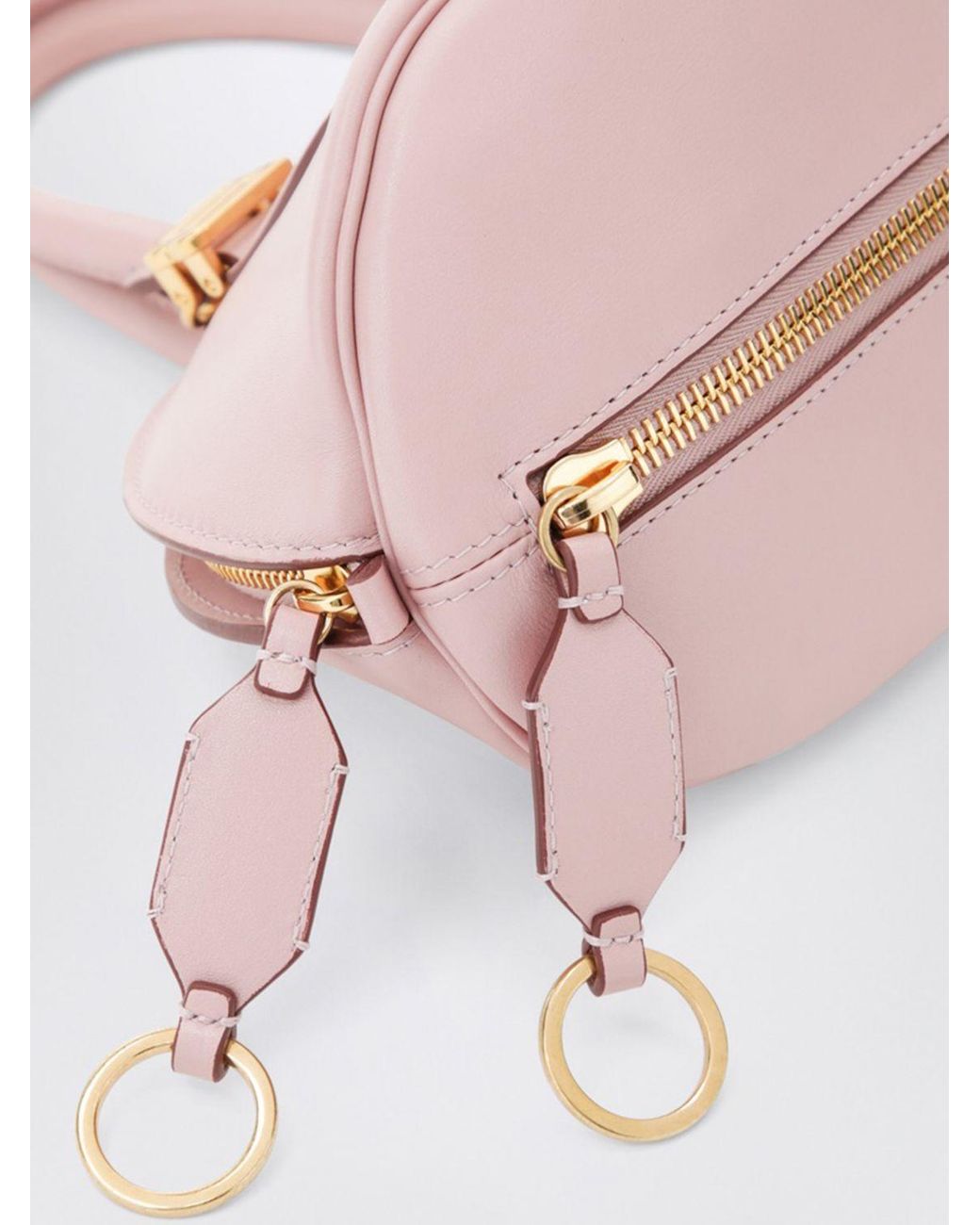Balenciaga Pink Bowling Bolero Handbag