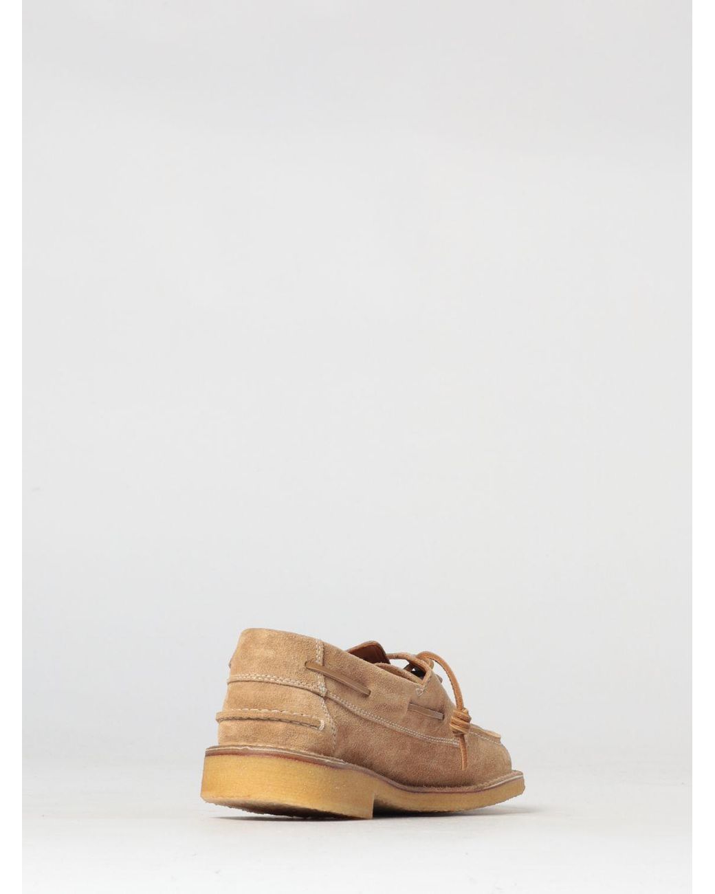 DSquared² Natural Neoclassic Suede Boat Loafers for men