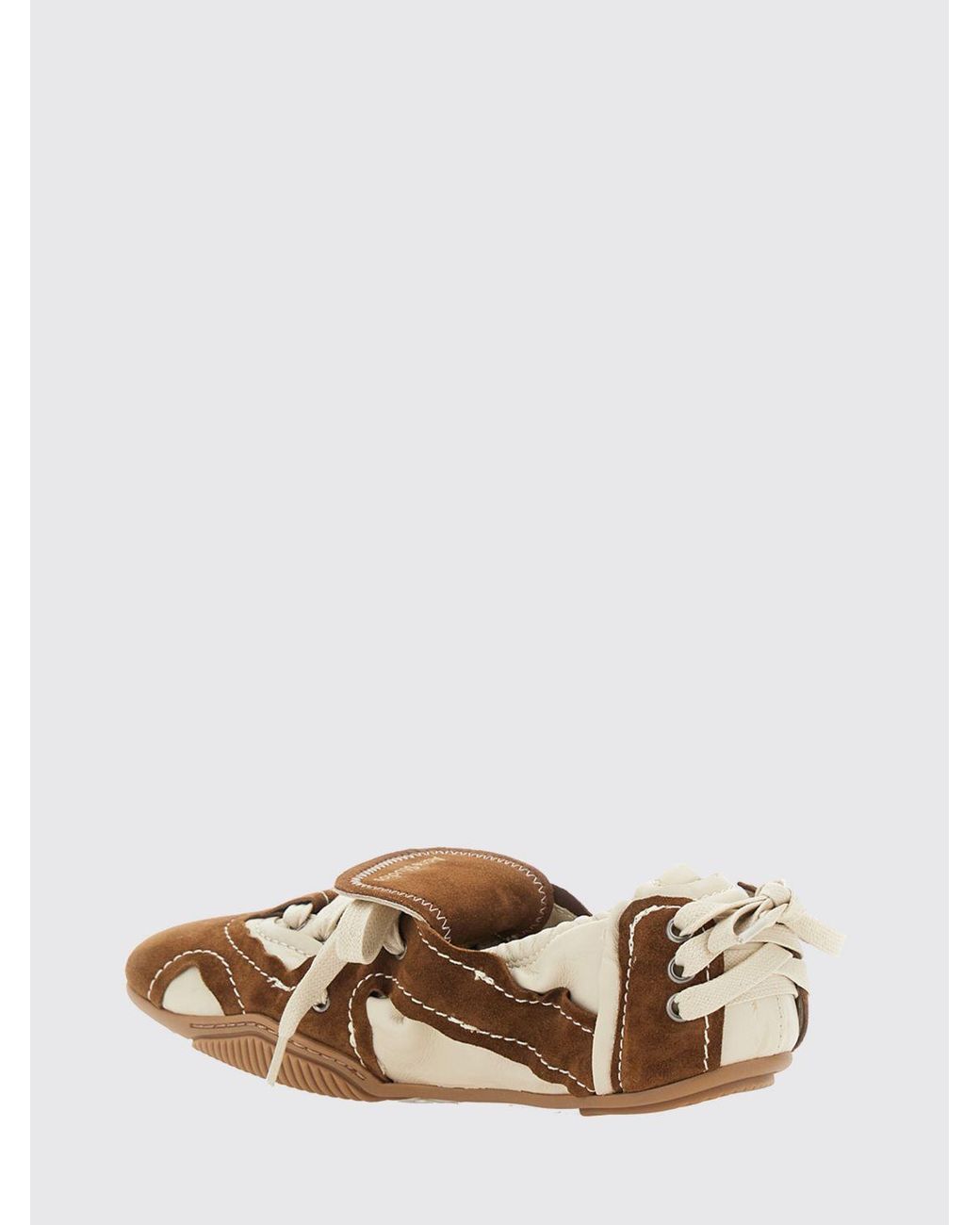 Acne White Low-Top Sneakers