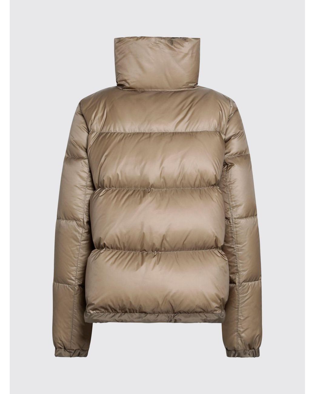 SACAI X CARHARTT WIP Natural Double-Breasted Short Puffer Jacket