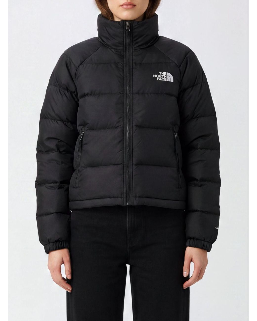 The North Face Black Hydrenalite Nylon Down Jacket With Goose Down Padding