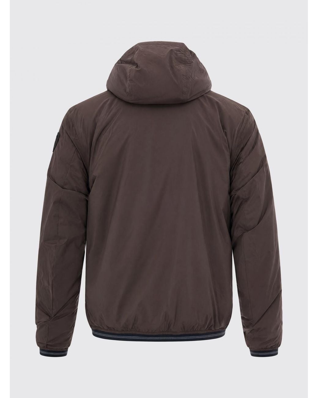 Blauer Brown D-Devon Lightweight Windproof Jacket With Hood And Logo for men