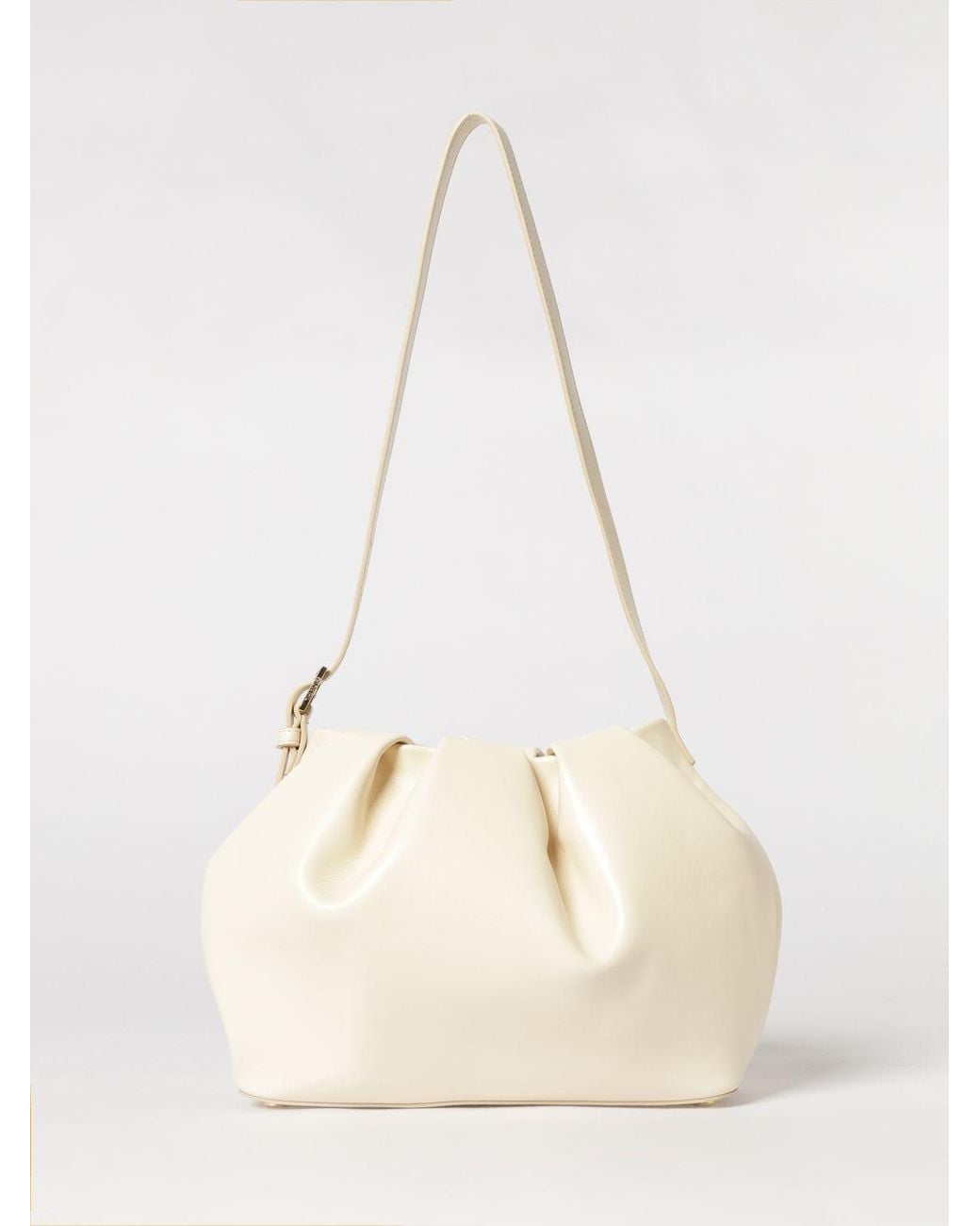 THEMOIRÈ Natural ThemoirÈ Draped Vegan Leather Athena Bag