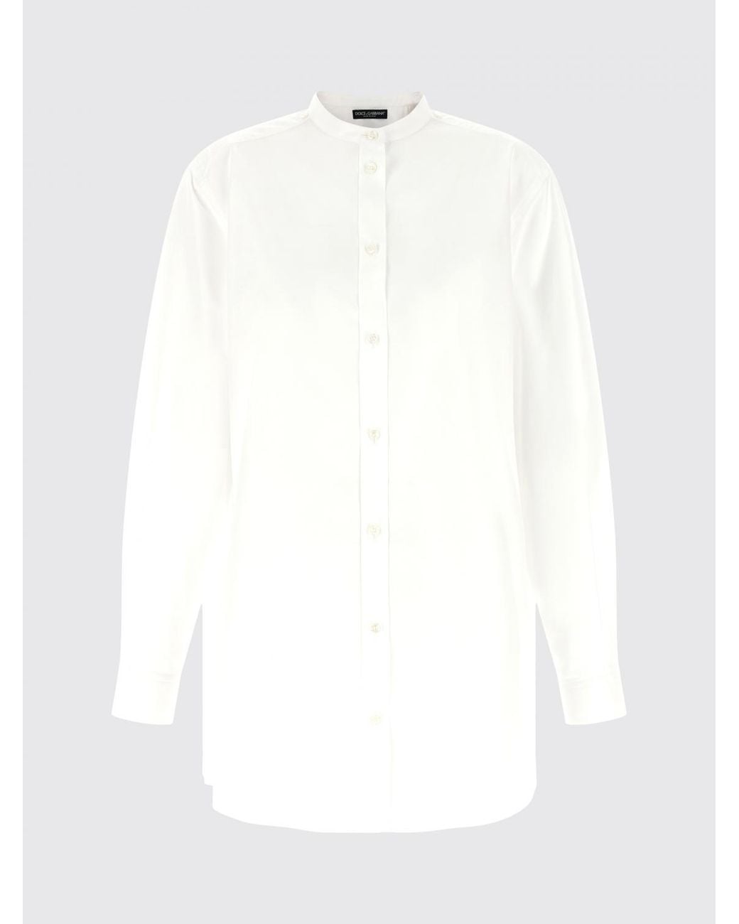 Dolce & Gabbana White Dolce &Amp Gabbana Cotton And Silk Shirt