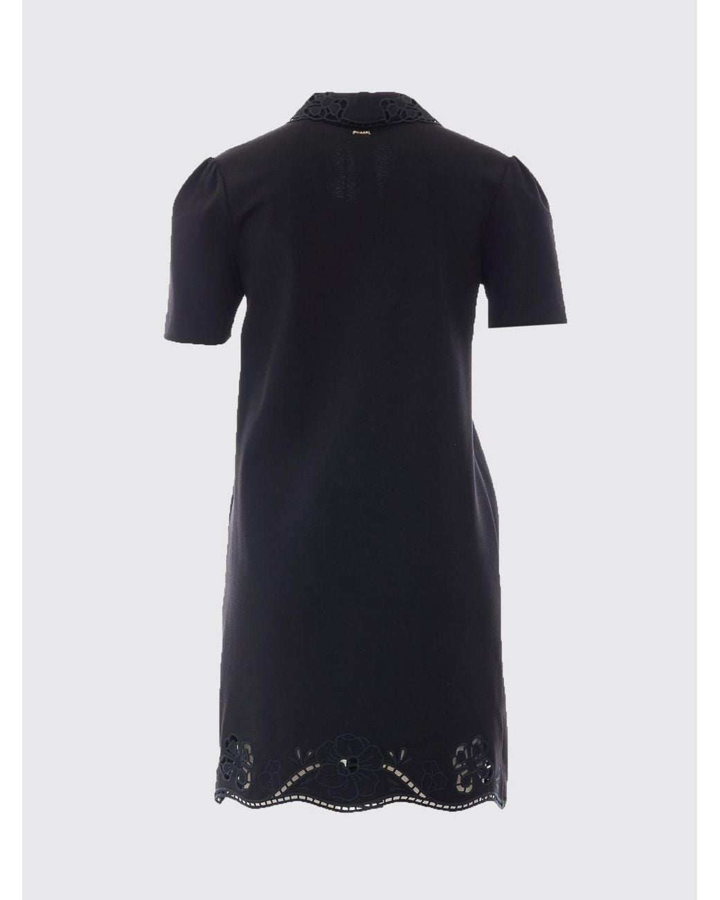 Twinset Blue Mini Chemisier Dress