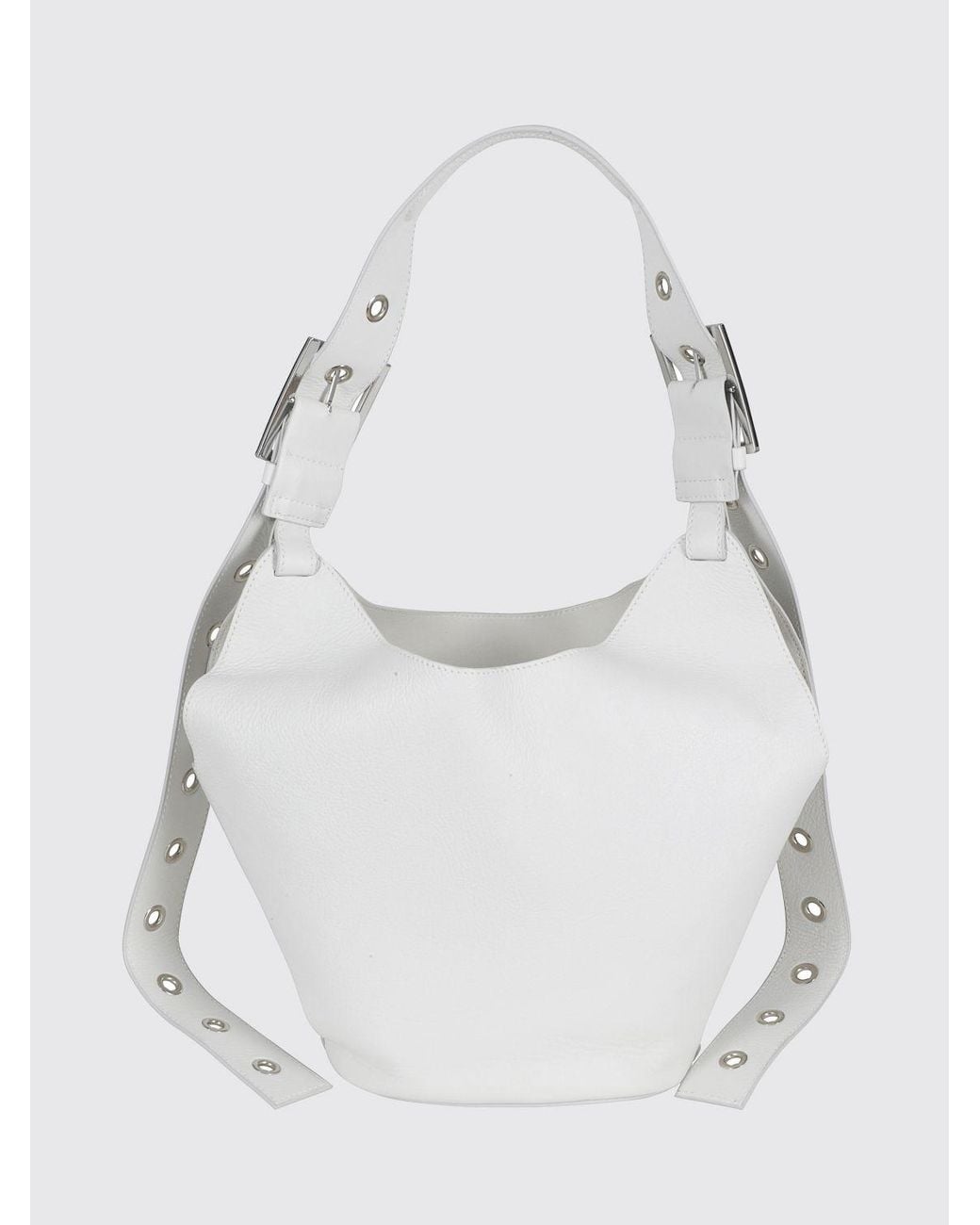 Dondup White Schultertasche Damen