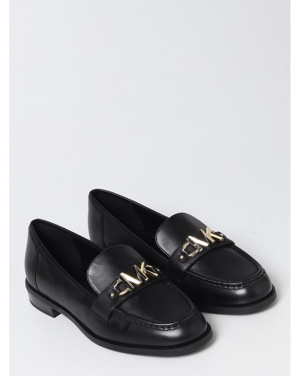 Michael Kors Black Tiegan Leather Loafer