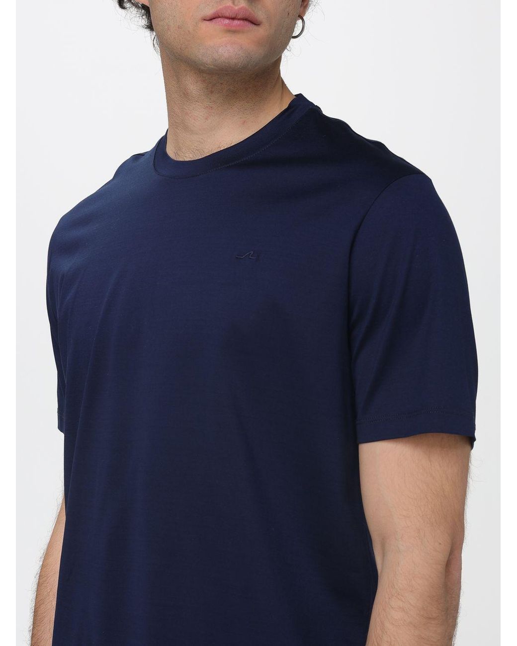 Paul & Shark Blue Paul &Amp Shark Cotton T-Shirt for men