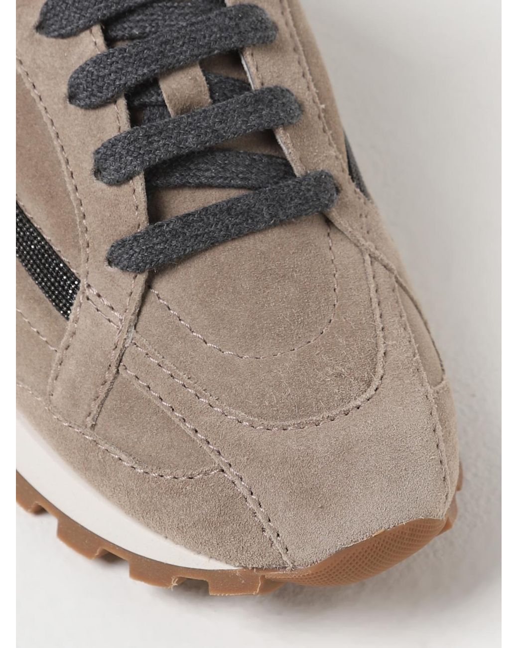 Brunello Cucinelli Gray Sneakers Shoes