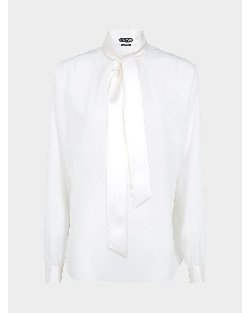 Tom Ford White Silk Blouse