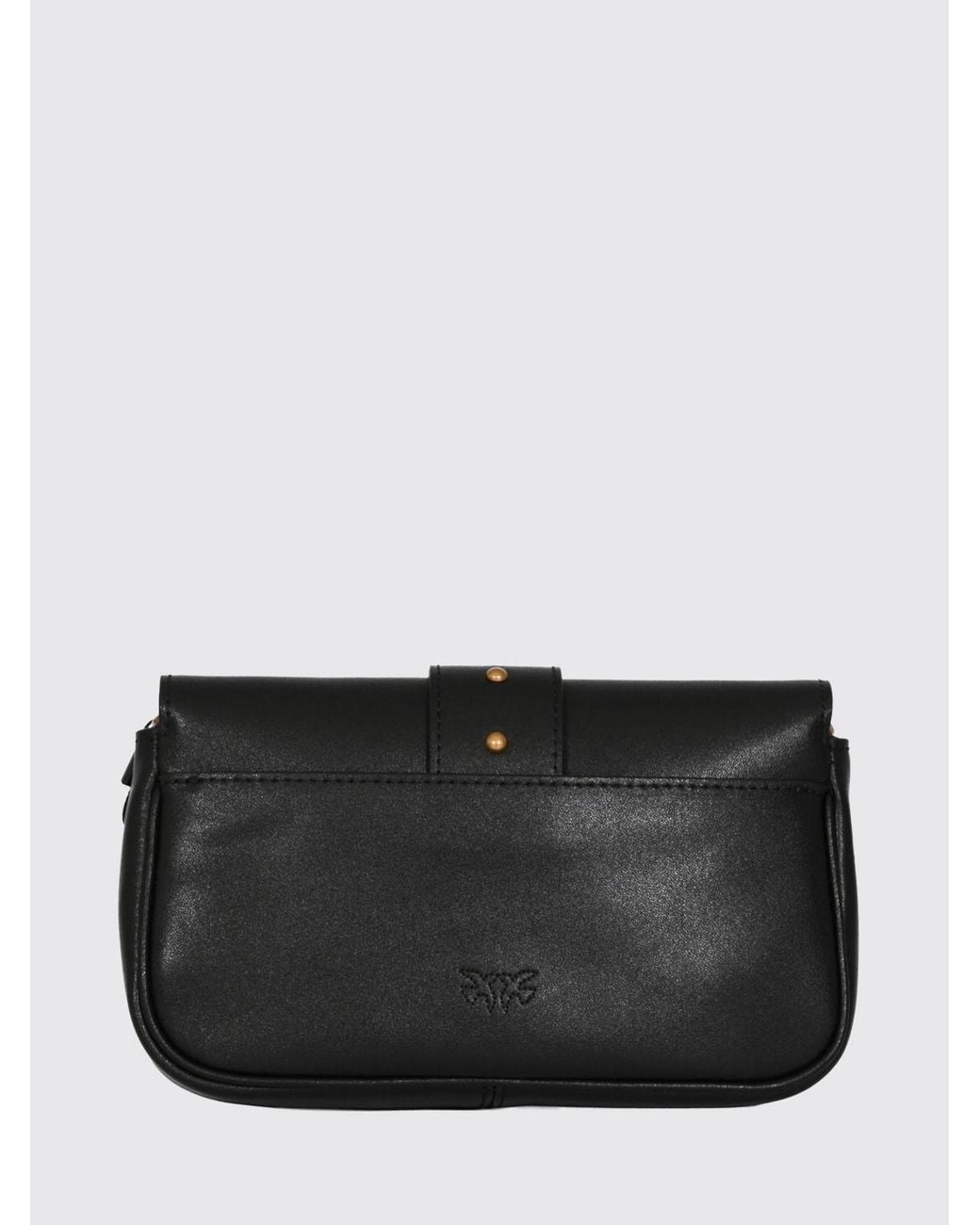 Pinko Black Love Bag Pocket Mini Crossbody Bag