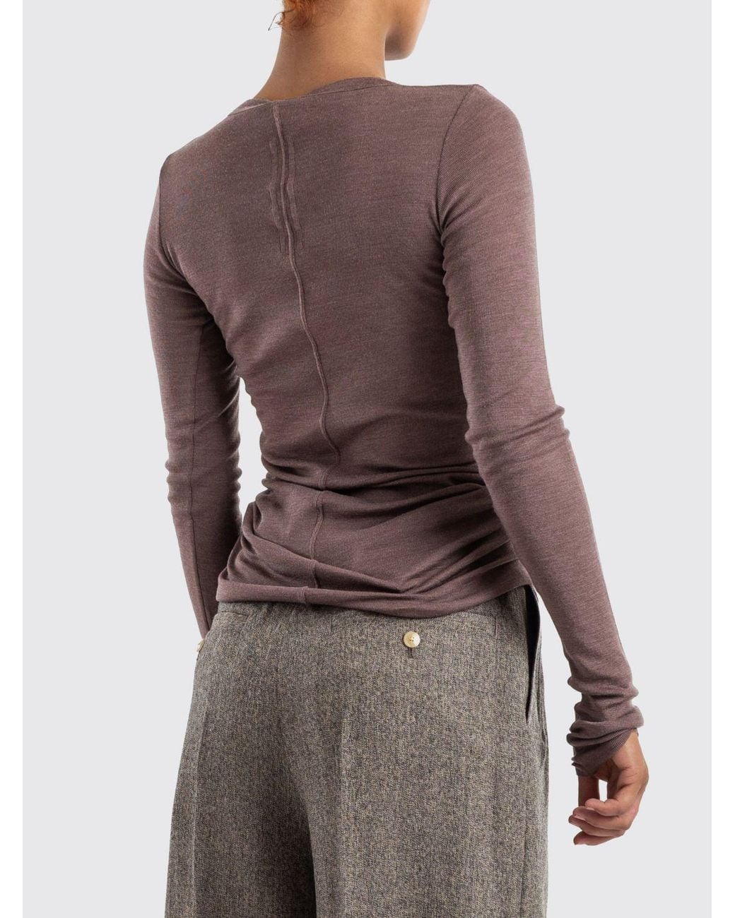 Rick Owens Brown T-Shirt