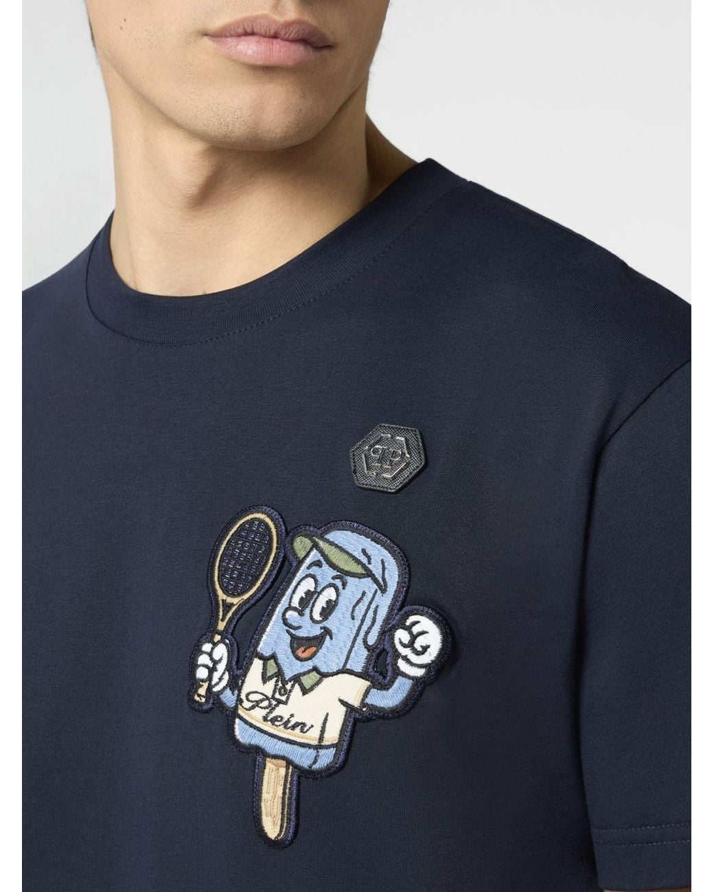 Philipp Plein Blue T-Shirt for men