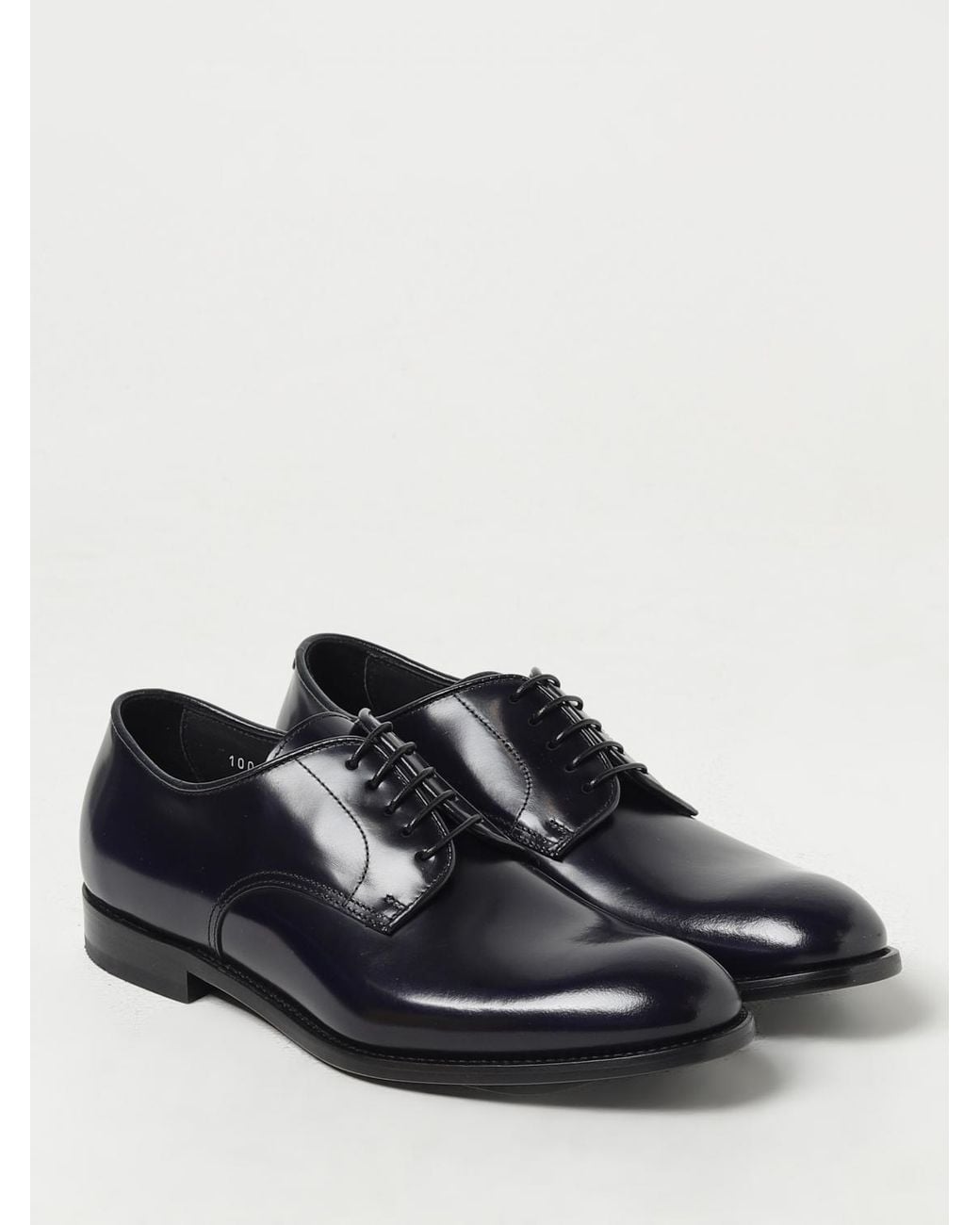 Doucal's Blue Brogue Shoes for men