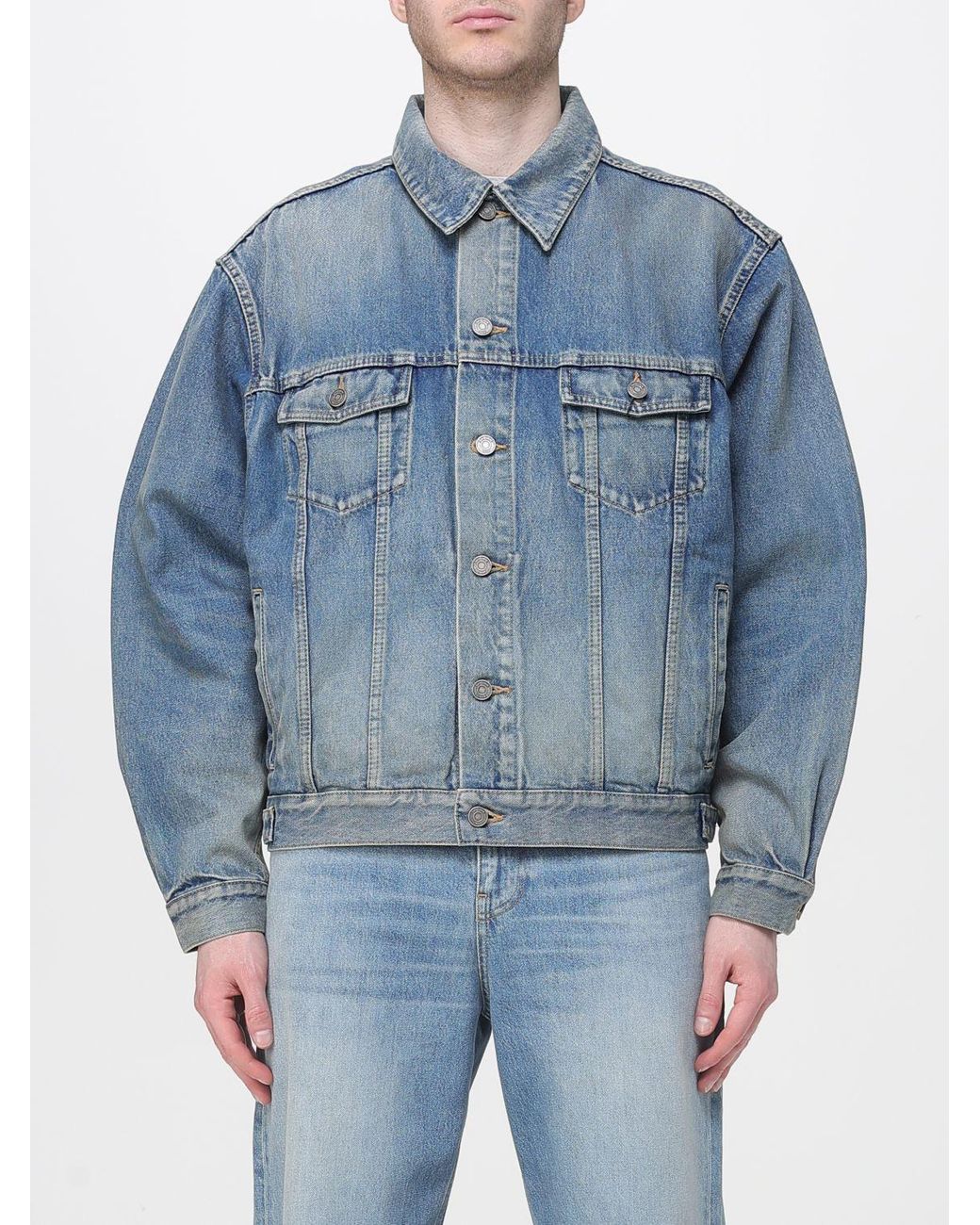 Saint Laurent Blue Denim Jacket for men