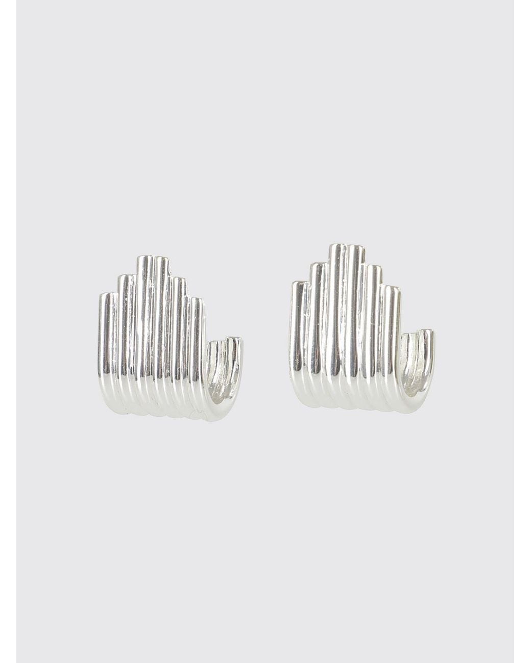 FEDERICA TOSI Gray Lobo Lea 18K-Plated Bronze Dangle Earrings