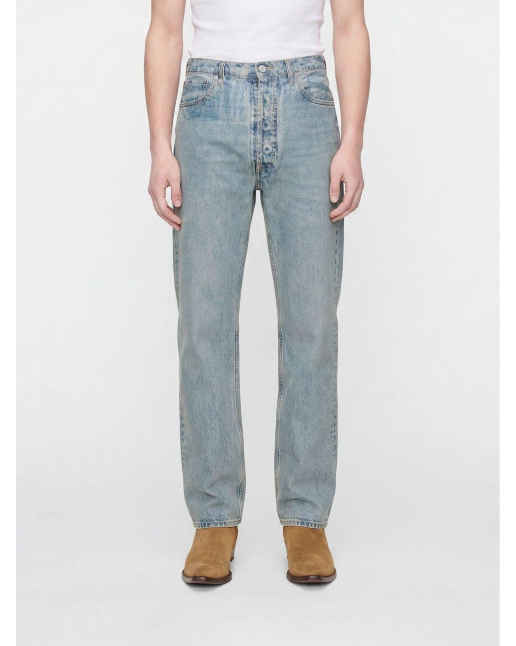 Maison Margiela Blue Straight Jeans for men