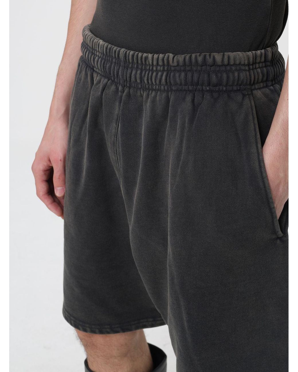Entire studios Black Jersey Jogging Shorts for men