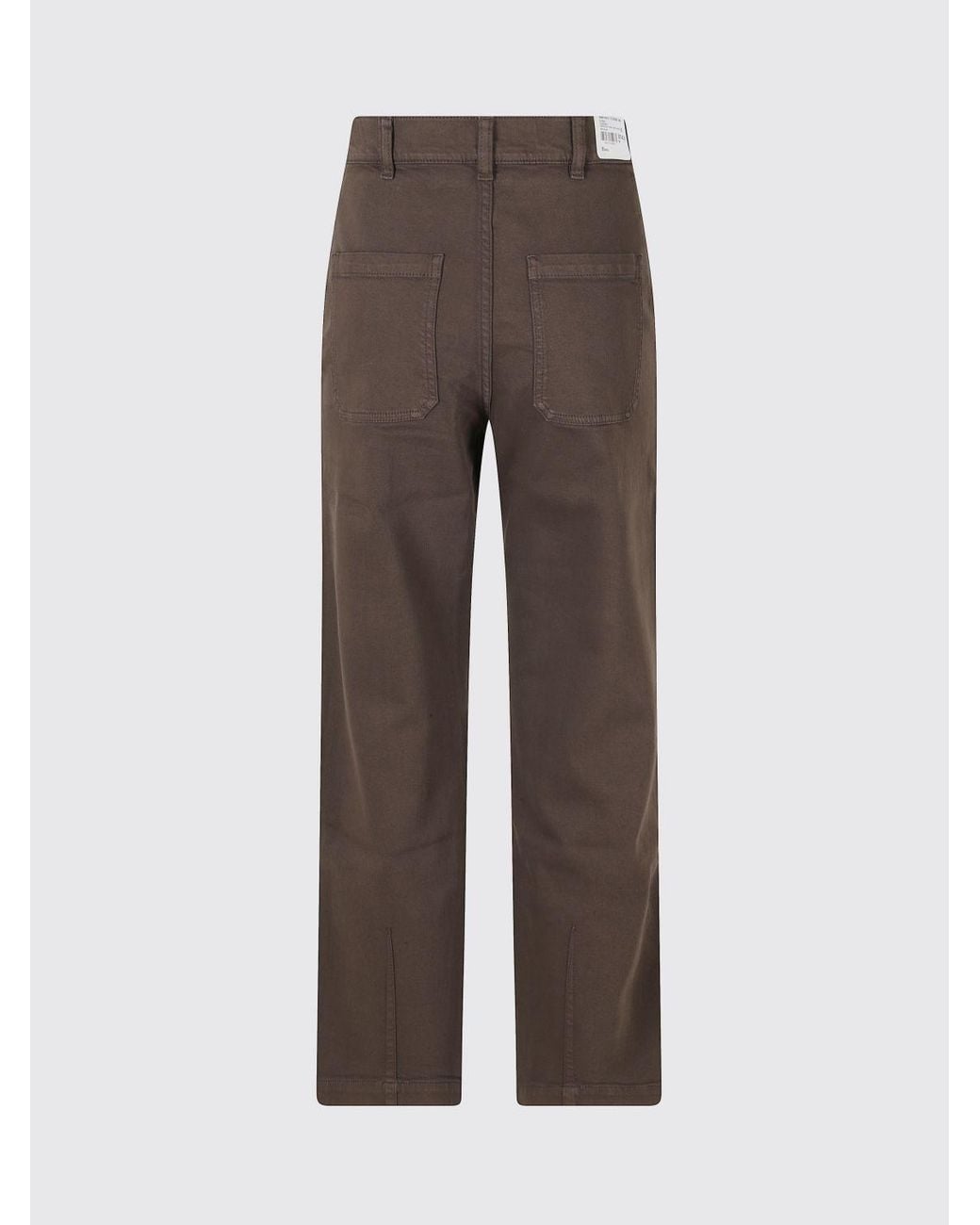 Eleventy Brown 5-Pocket Straight-Leg Trousers