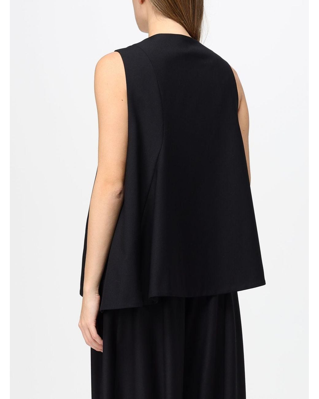 MEIMEIJ Black Single-Breasted Tailored Waistcoat