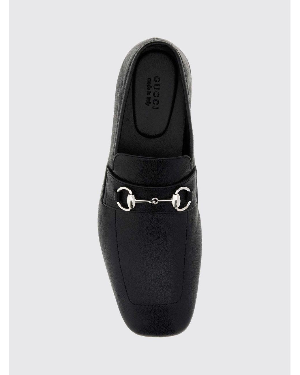 Gucci White Ragazzo Smooth Calfskin Loafers With Horsebit Detail