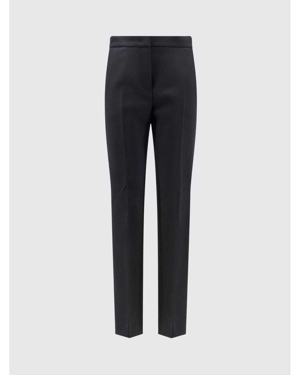 Max Mara Blue Acino Mid-Rise Slim Fit Skinny Wool Trousers