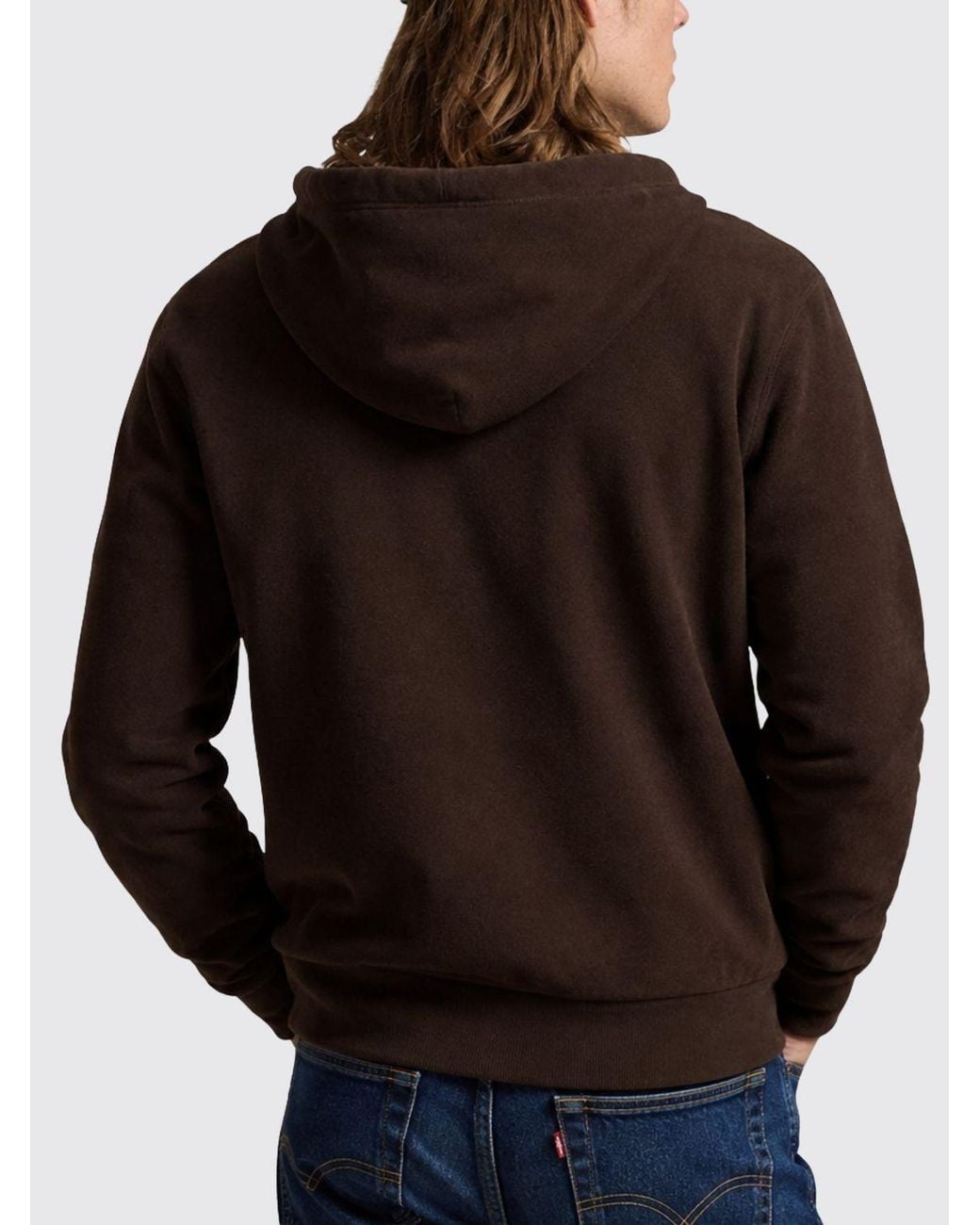 Polo Ralph Lauren Black Cotton-Blend Hoodie With Embroidered Pony Logo for men