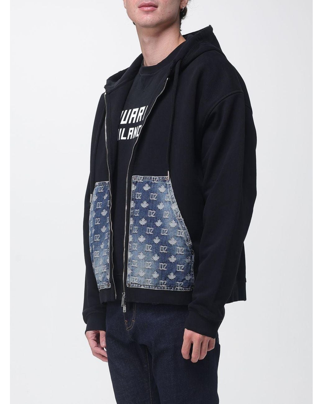 DSquared² Blue Sweatshirt for men