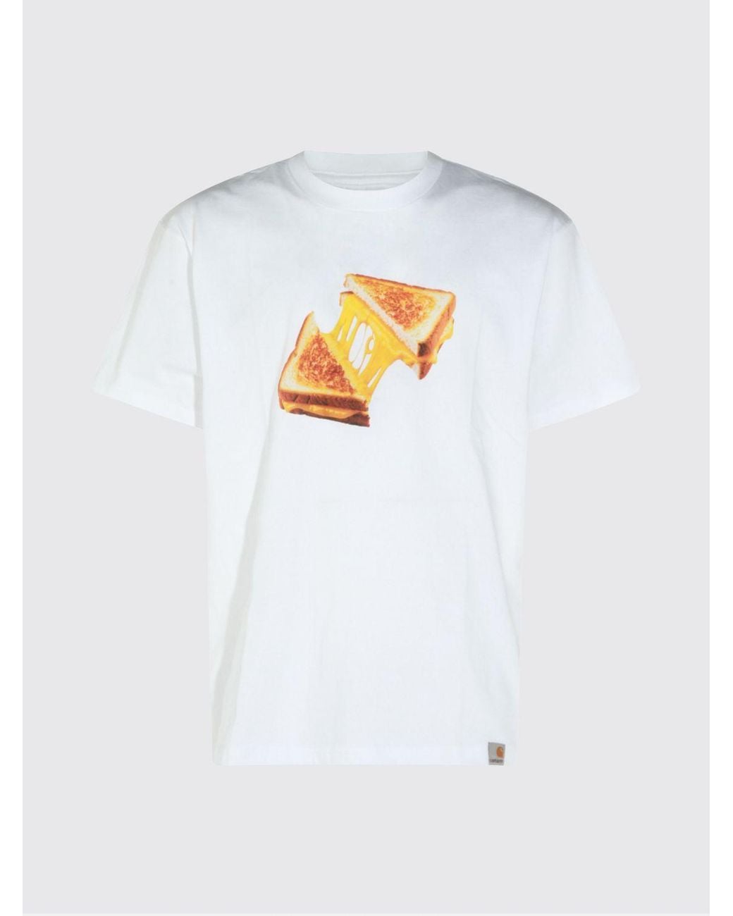 Carhartt White Pop Graphic Print Cotton T-Shirt for men