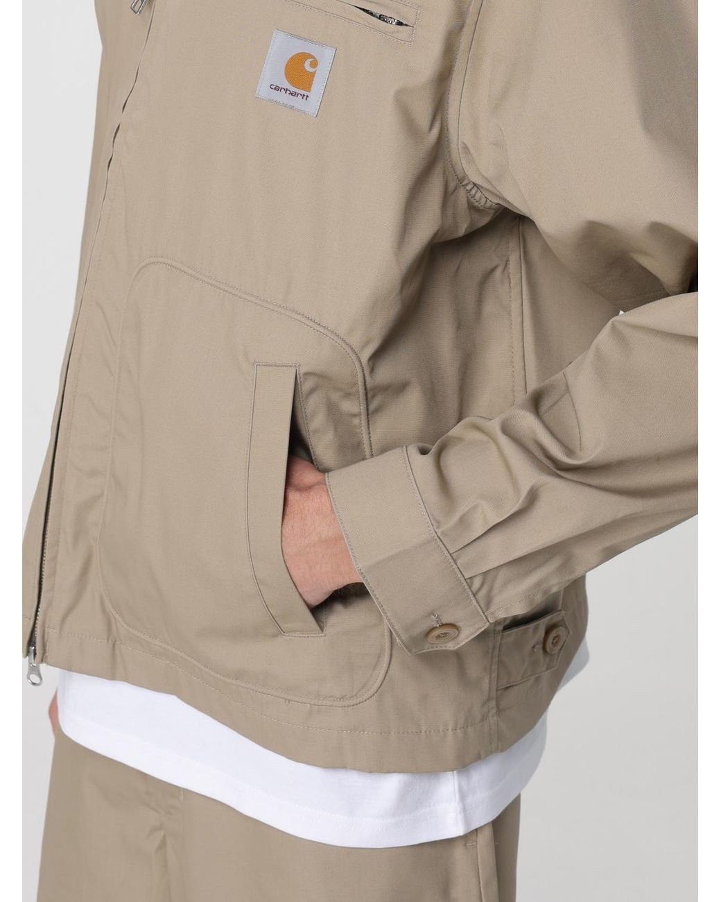 Carhartt Natural Cotton Blend Shirt Jacket for men