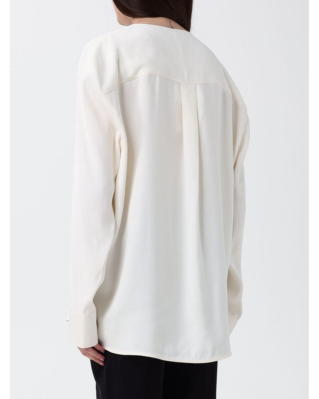 Totême  White Viscose Blouse