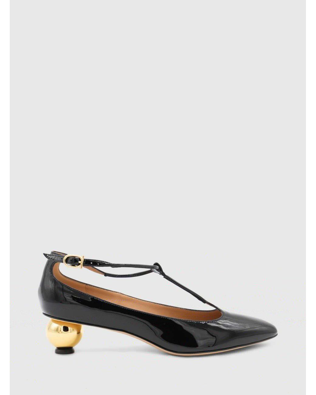 Ferragamo Black High Heel Shoes