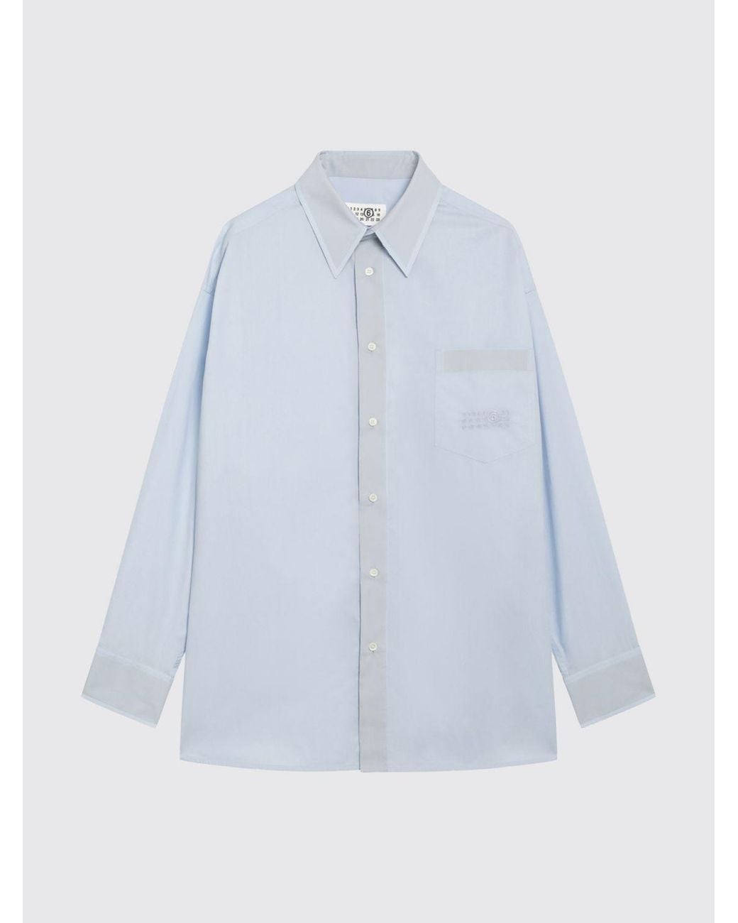 MM6 by Maison Margiela Blue Shirt for men