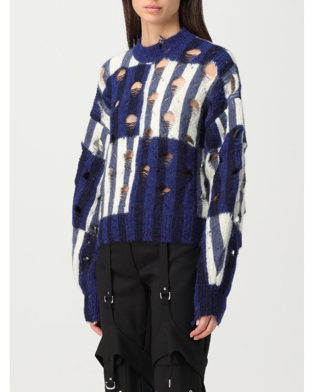 Off-White c/o Virgil Abloh Blue Sweater
