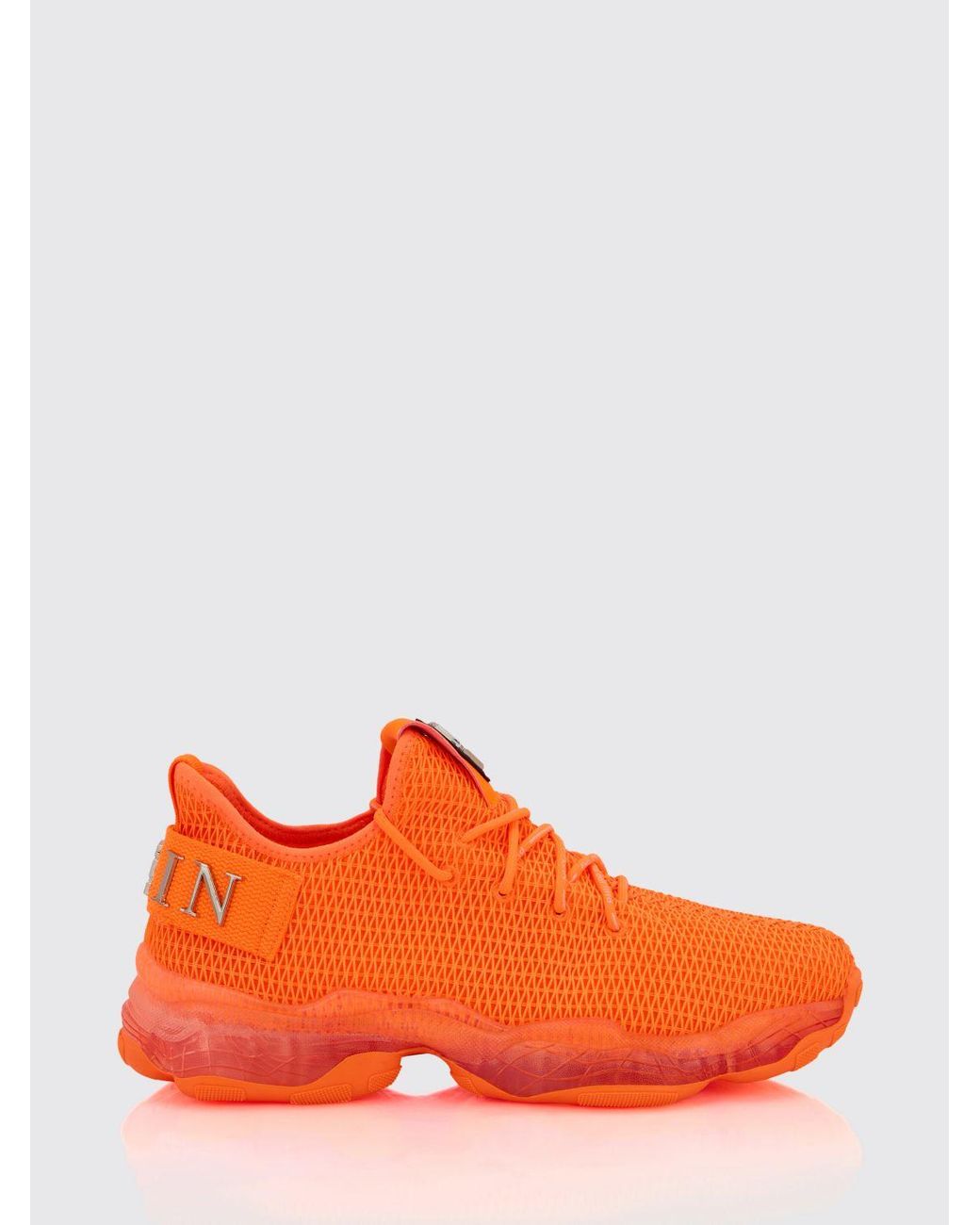 Sneakers Basse Stringate di Philipp Plein in Orange da Uomo