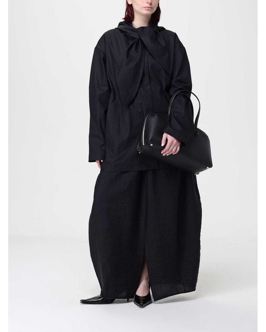 Totême Blue Hooded Organic Cotton Jacket