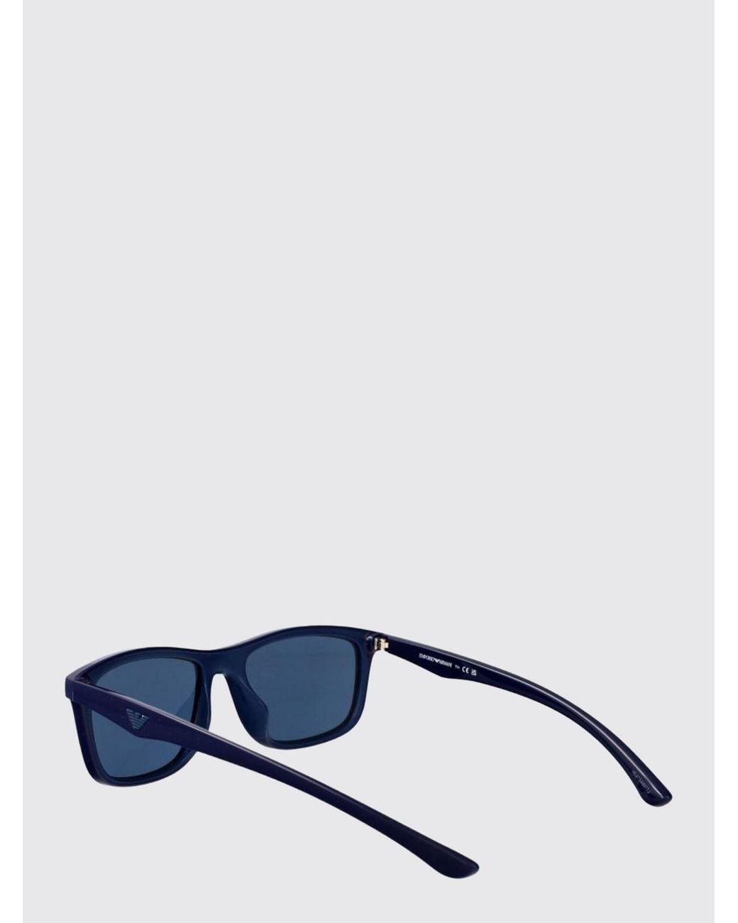 Emporio Armani Blue Rectangular Sunglasses for men