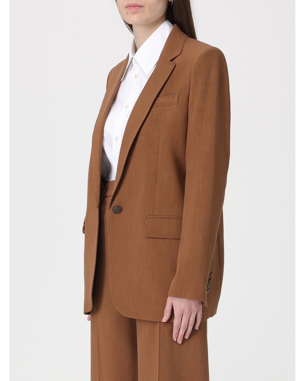 Americana De Botonadura Sencilla Etro de color Brown
