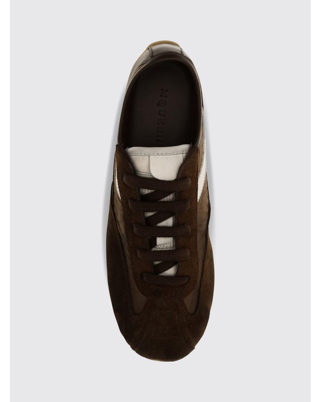 McQueen White Bicolor Boxe Sneakers